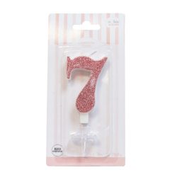 Velas Rose Gold Glitter - 7