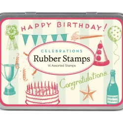 Conjunto rubber stamps