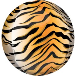 Orbz Tiger Print Foil Balão - Padrão Tigre