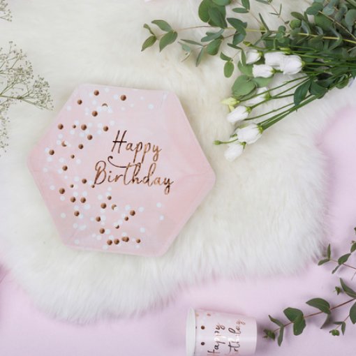 Pratos "Happy Birthday Confettis" - Image 2