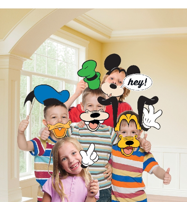 Kit Photo Booth Mickey Mouse e Seus Amigos