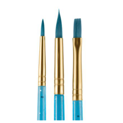 Kit de 3 Pincéis Snazaroo - Azul