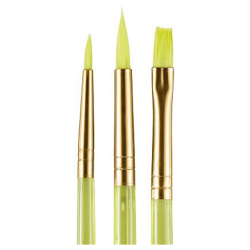 Kit de 3 Pincéis Snazaroo - Verde