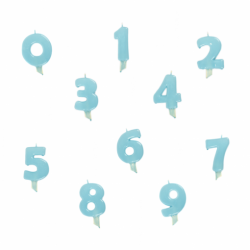 Velas Mas Rose Números 9,5cm