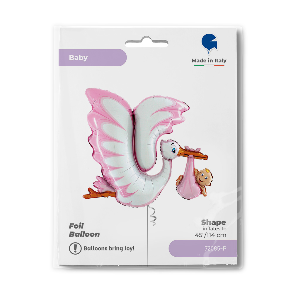 Balão Cegonha Rosa - Image 2