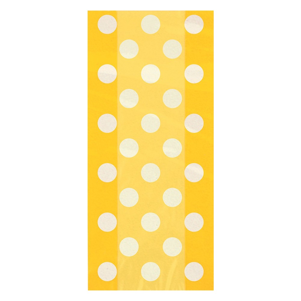 Sacos de Oferta Amarelo com Bolinhas