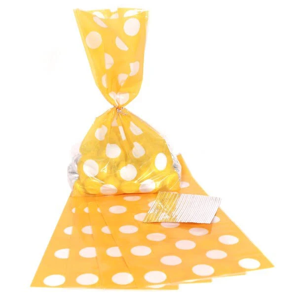 Sacos de Oferta Amarelo com Bolinhas - Image 3